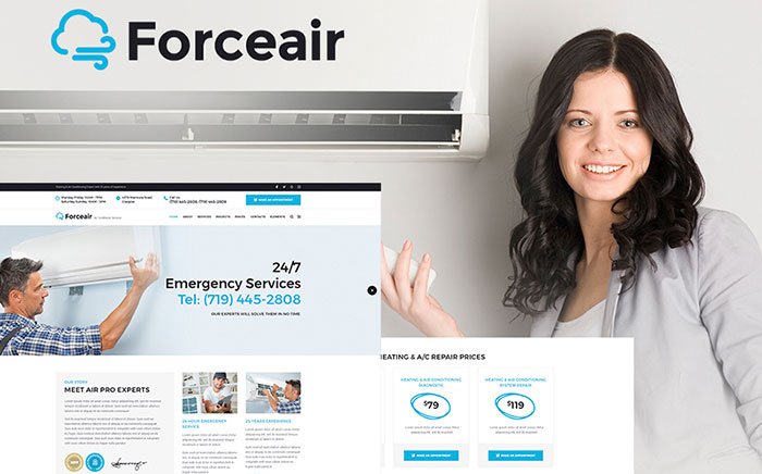 Template Elementor ForceAir