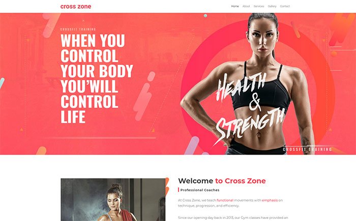 Template Elementor para sites de esporte