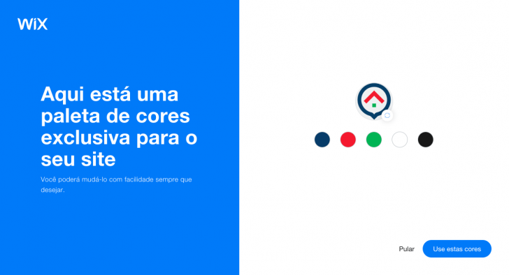Exemplo de criação de paleta de cores a partir do logotipo do nosso site