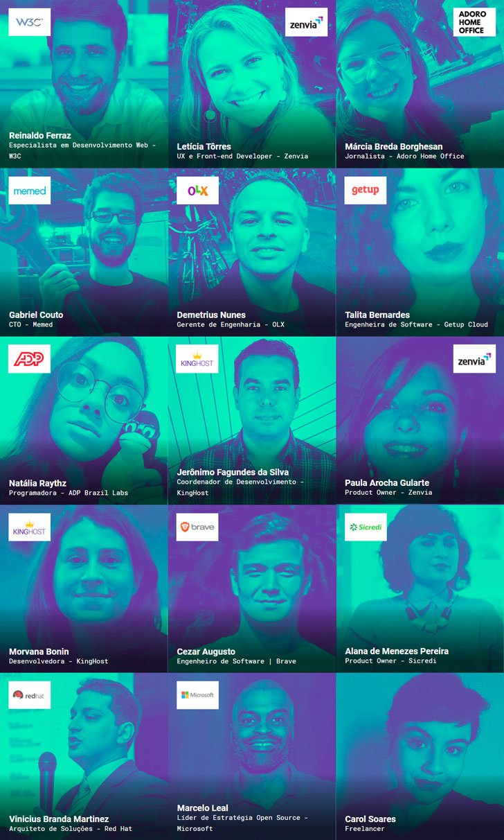 Palestrantes do Conexão KingHost 2018