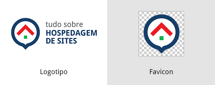 Logotipo e Favicon do Tudo Sobre Hospedagem de Sites