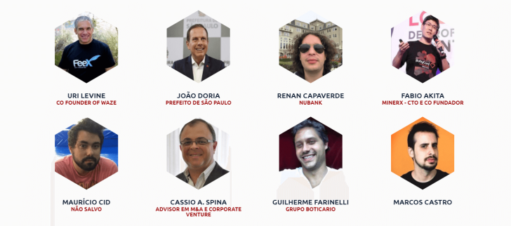 Alguns dos palestrantes do 20º Encontro Locaweb