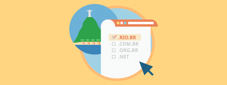 Extensão rio.br disponível para registro