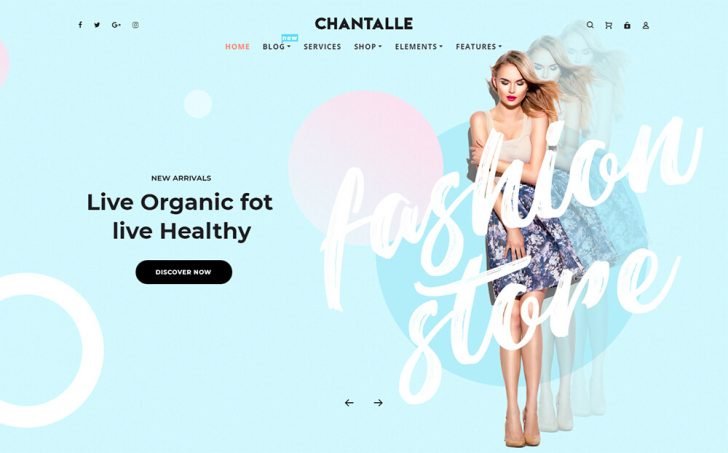 Tema para WordPress Chantalle